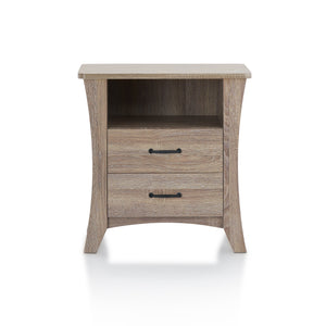 24" X 16" X 24" Rustic Natural Particle Board Nightstand