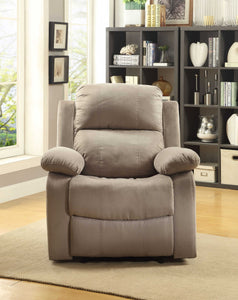 36" X 36" X 41" Olive Microfiber Recliner