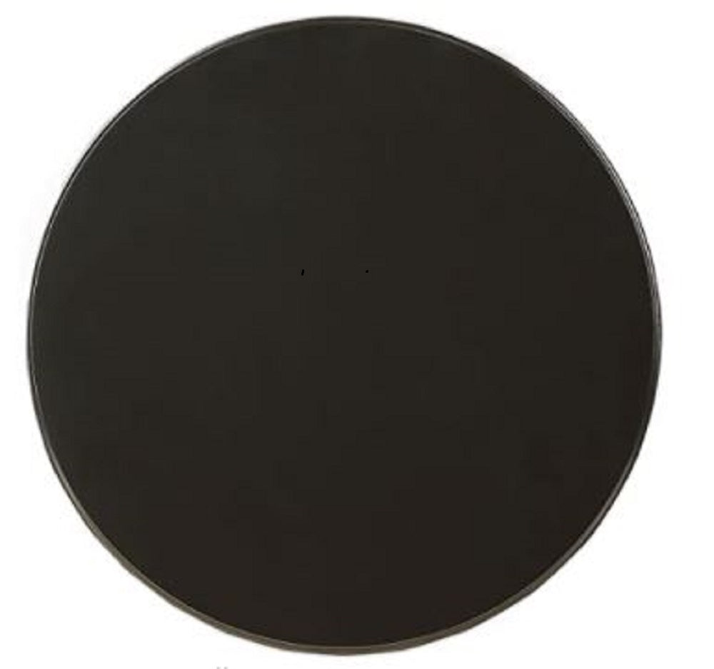 18" X 18" X 22" Black Solid Wood Leg Side Table