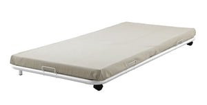 73" X 54" X 4" Full White Metal Tube Trundle