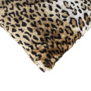 12" x 20" x 5" El Paso Leopard Faux Fur - Pillow