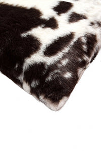 18" x 18" x 5" Brownsville Chocolate And Whitefaux Fur - Pillow