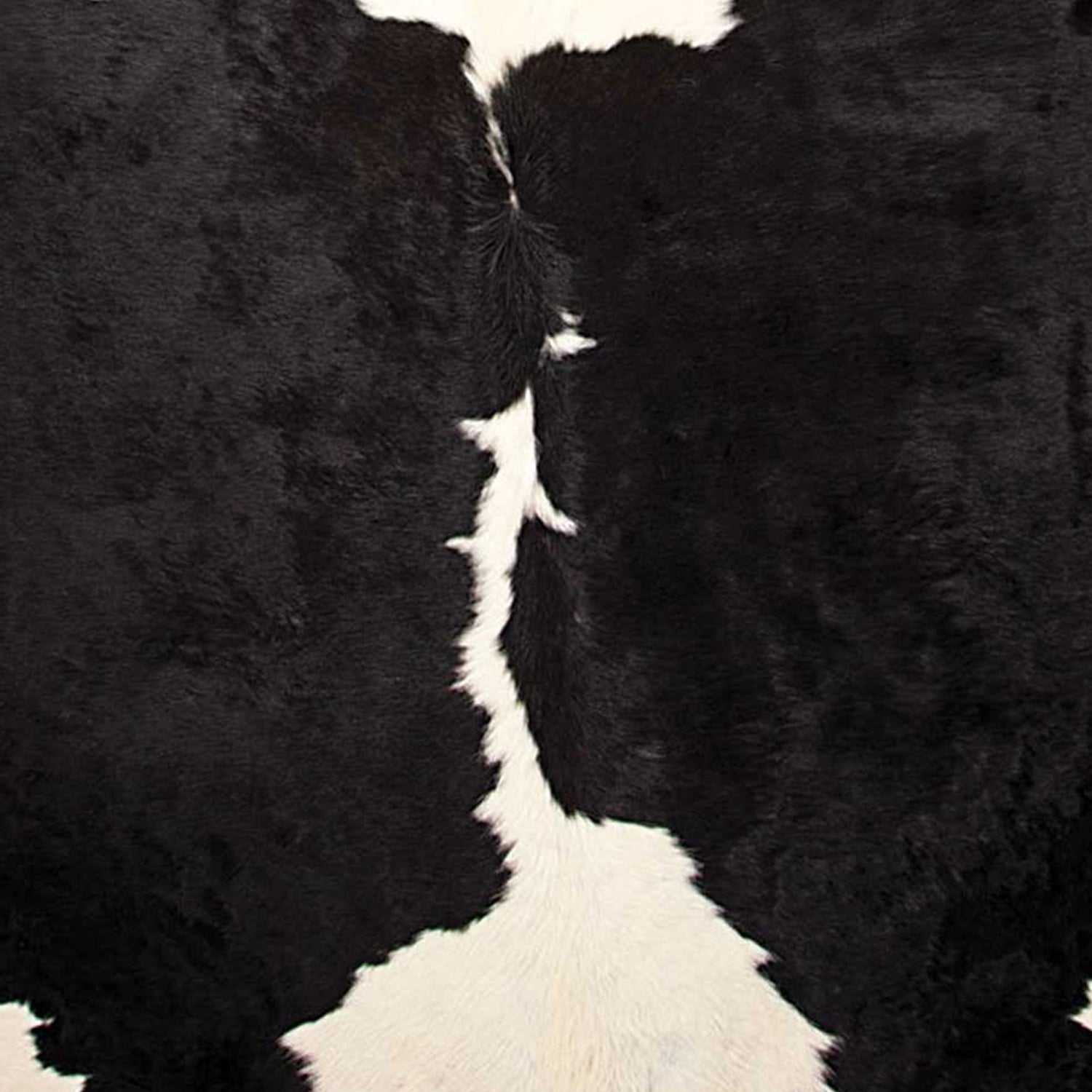 72" x 84" Black and White, Cowhide - Rug