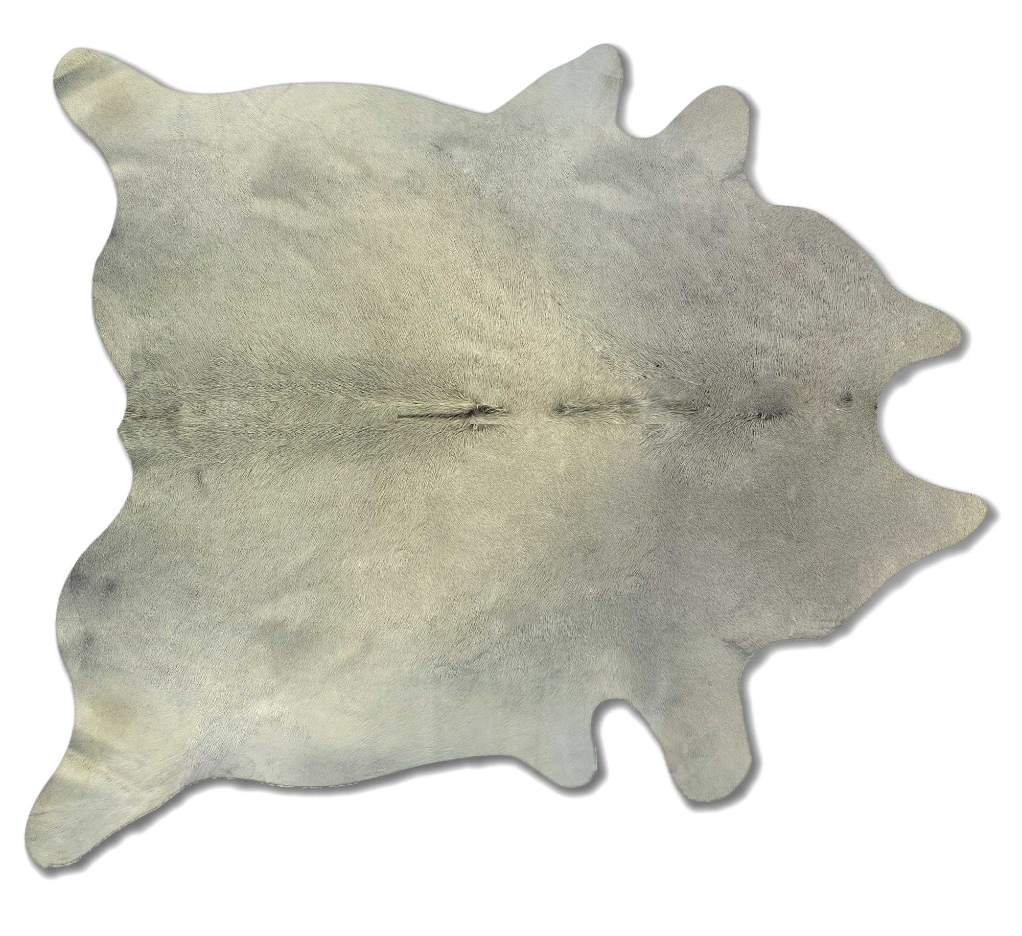 72" x 84" Natural and Light Gray Cowhide  Area Rug