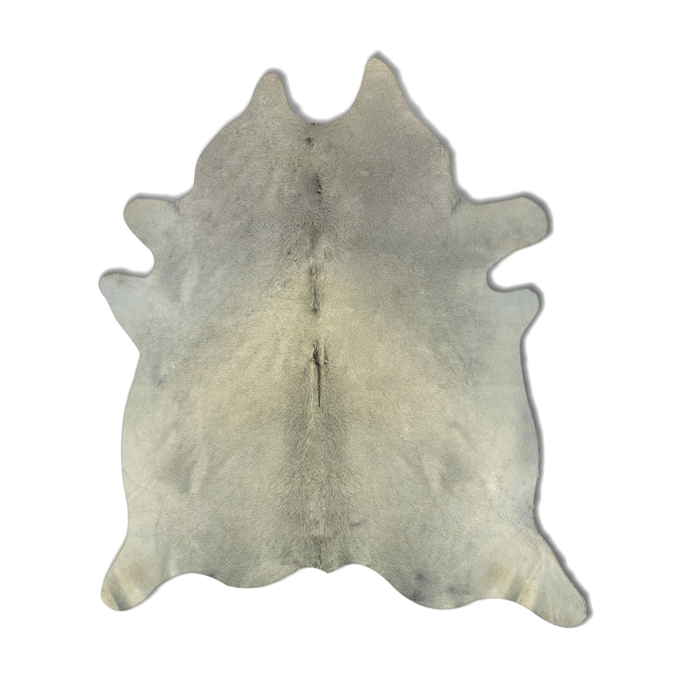 72" x 84" Natural and Light Gray Cowhide  Area Rug