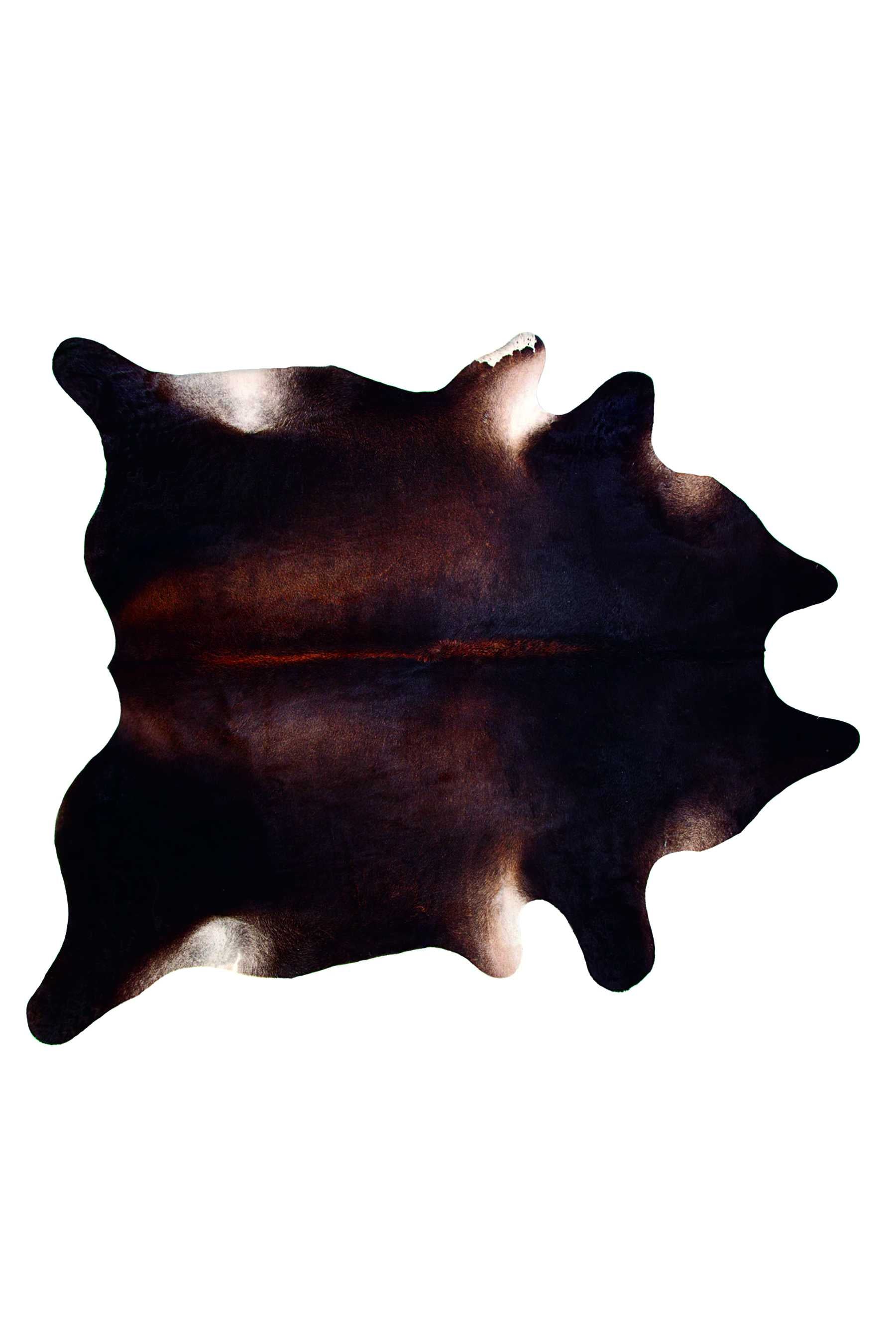 72" x 84" Black and White, Cowhide - Rug