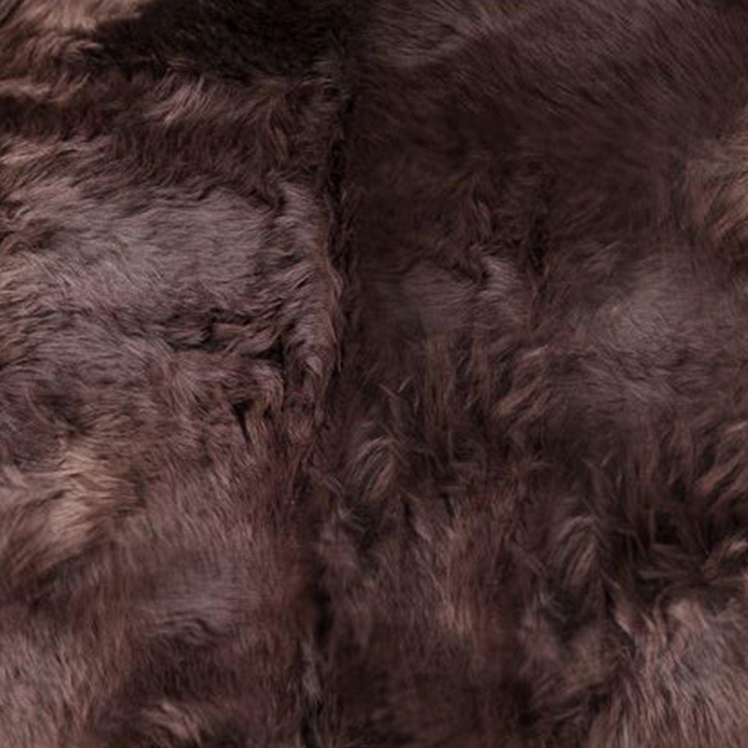 24" x 72" x 2" Chocolate, Double Sheepskin - Area Rug