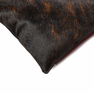 18" x 18" x 5" Chocolate Cowhide - Pillow