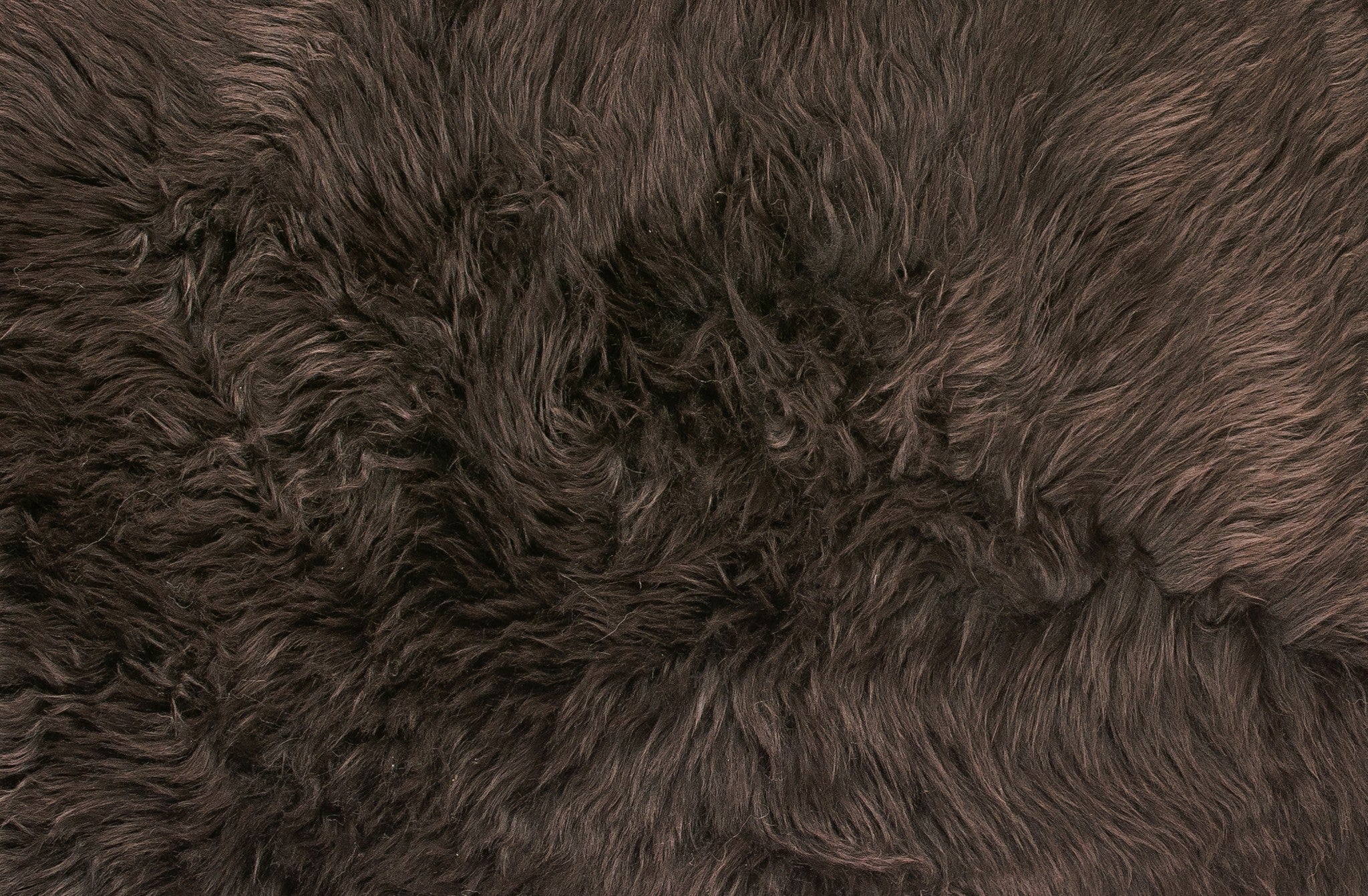 24" x 36" x 1.5" Chocolate Single Sheepskin - Area Rug