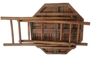 20" X 15" X 36" Brown Bamboo  Natural Water Hyacinth Bamboo Water Hyacinth and Bamboo set of  Chairs and a Table