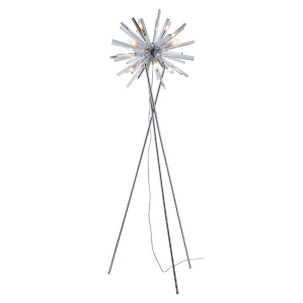 27.6" X 23.6" X 80.3" Antique Black Vauxhall Floor Lamp