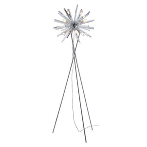 27.6" X 23.6" X 80.3" Antique Black Vauxhall Floor Lamp