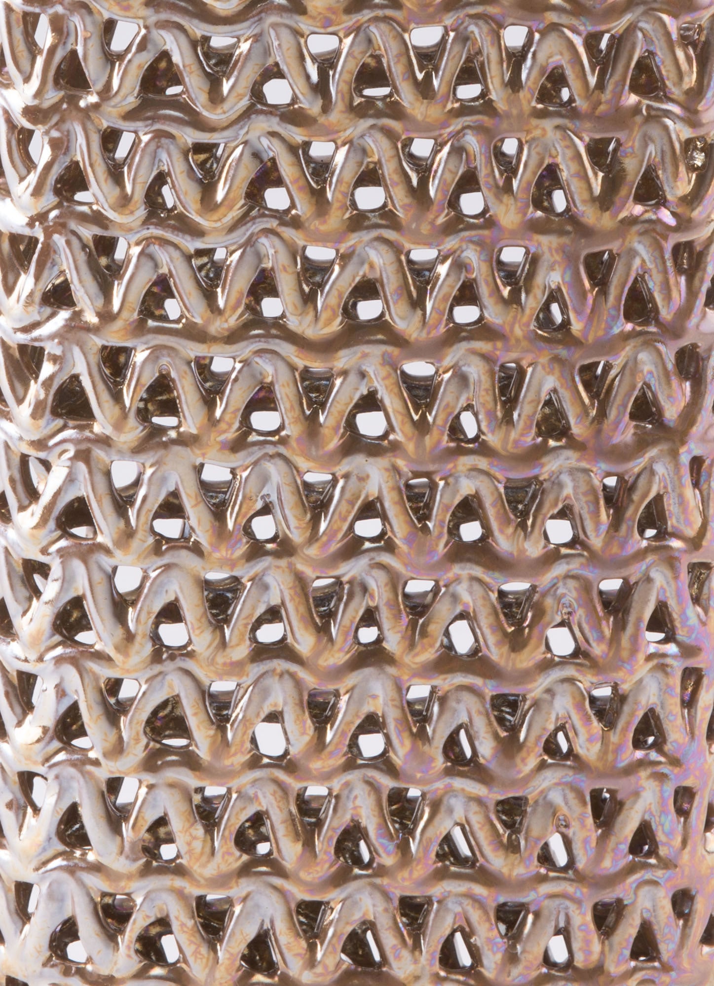 5.9" x 2" x 10.4" Pearl Yellow, Ceramic, Small Vase