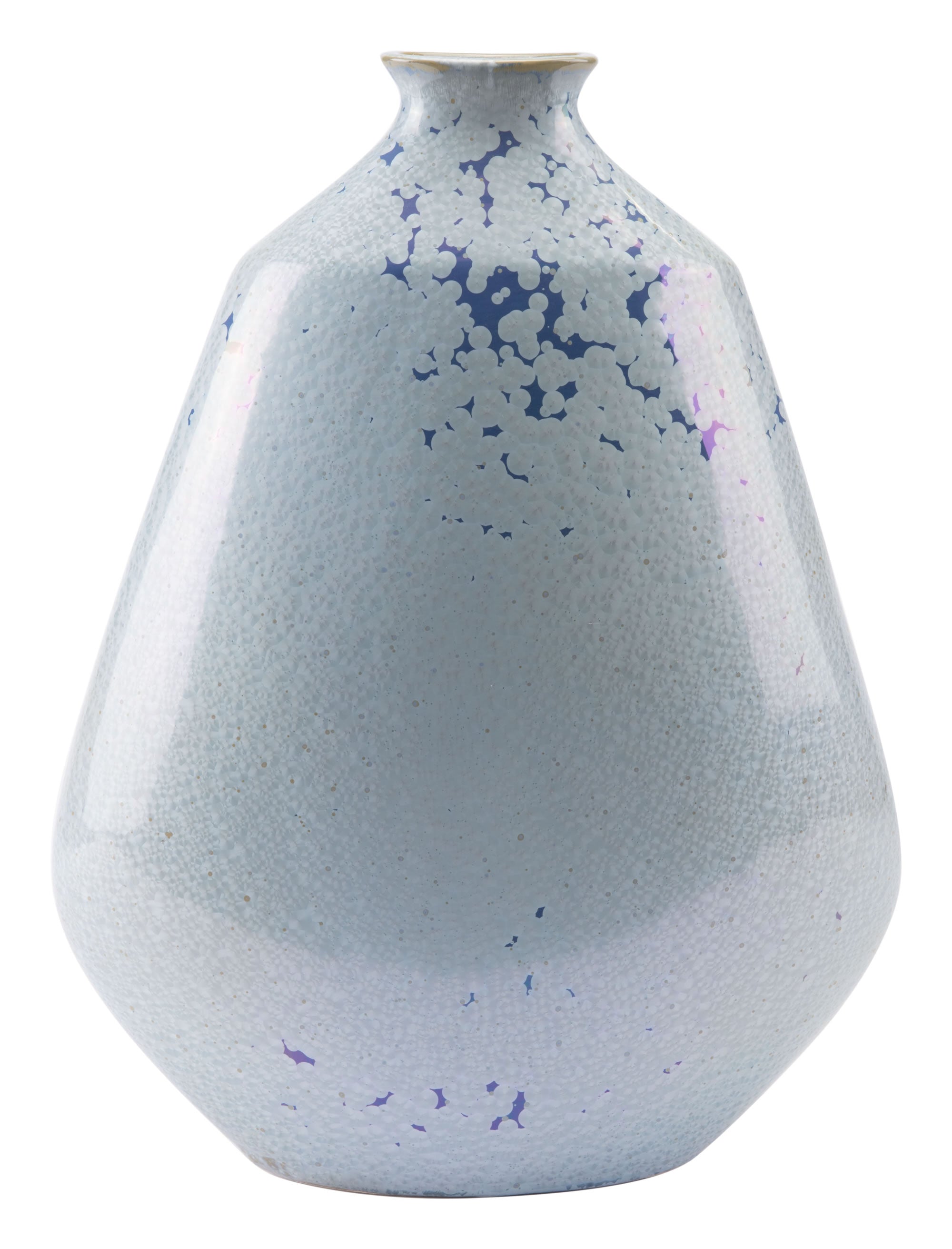 14" x 5.7" x 18.3" Blue, Ceramic, Blue Short