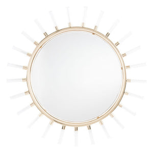 34.6" X 1" X 34.6" Sunlight Gold Mirror