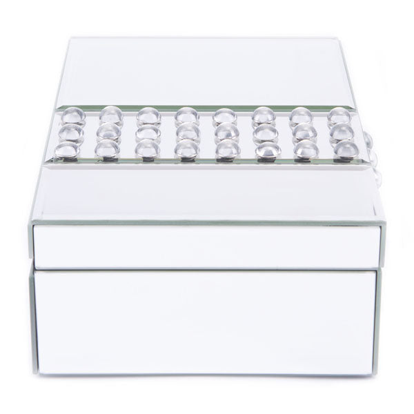 10" X 7.4" X 3.7" Luxe Mirrored Box