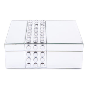 10" X 7.4" X 3.7" Luxe Mirrored Box