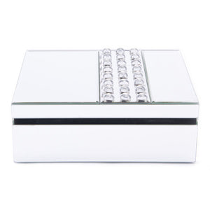 10" X 7.4" X 3.7" Luxe Mirrored Box