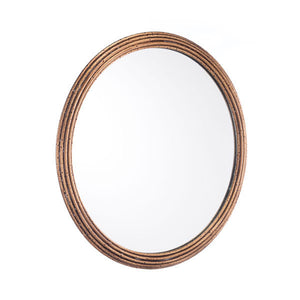 27.6" X 1" X 27.6" Antique Steel Zero Mirror