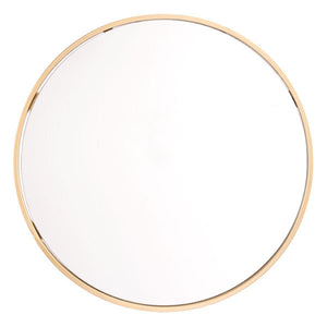 24.2" X 1" X 24.2" Gold Eye Mirror