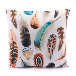 17.7" X 17.7" X 1.2" Nature-Inspired Multicolor Pillow
