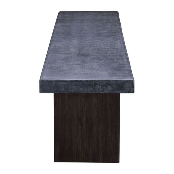 78.7" X 15.7" X 17.7" Cement And Natural Poly Bench