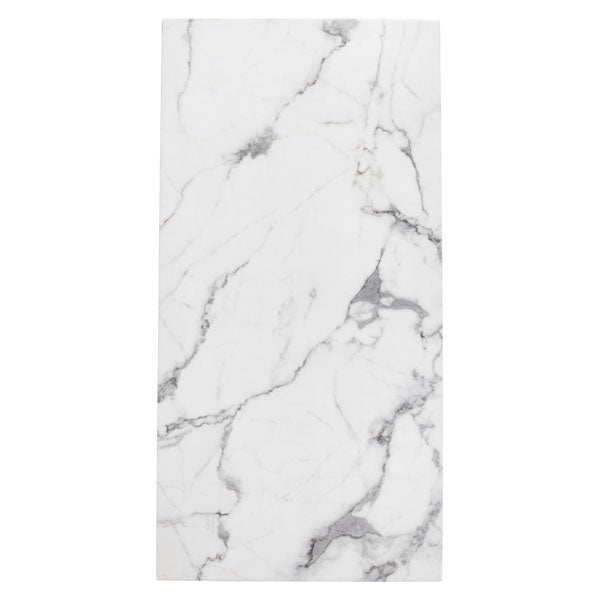 47.2" X 23.6" X 15.7" Stone And Brushed Stainless Steel Atlas Coffee Table