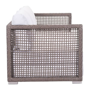 74.8" X 31.9" X 30" Cocoa And Light Gray Sunproof Fabric Sofa