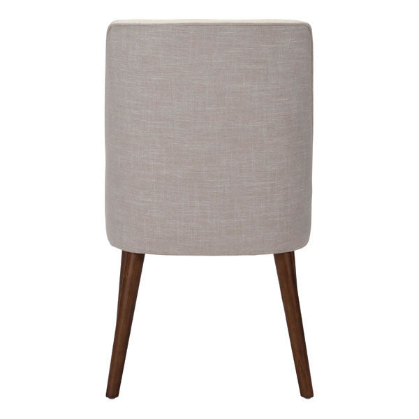 20.5" X 23.6" X 35.6" Beige Linen Dining Chair