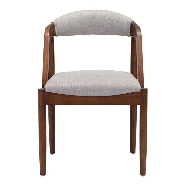 21.3" X 22.4" X 31.7" Light Gray Linen Dining Chair