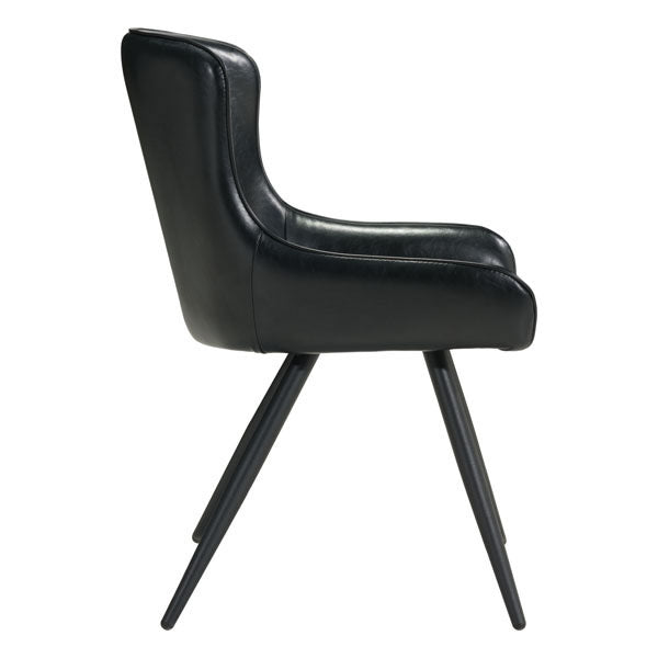 20.5" X 22.8" X 32.7" Black Dining Chair