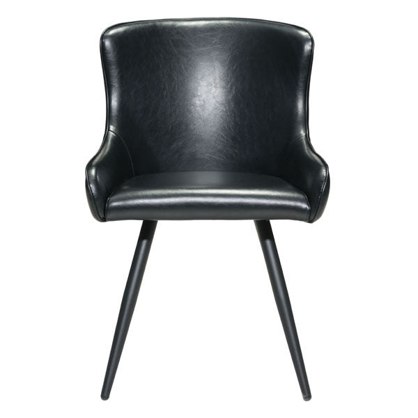 20.5" X 22.8" X 32.7" Black Dining Chair