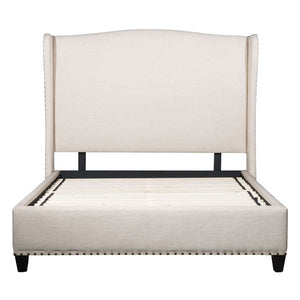 69.3" X 88.6" X 63" Enlightenment Queen Beige Bed