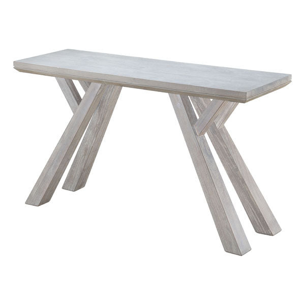 52" X 16.9" X 29.9" Solid Acacia Console Table