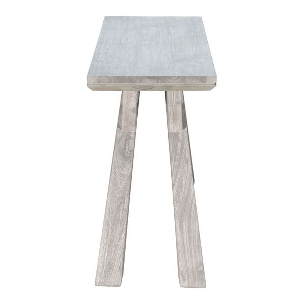 52" X 16.9" X 29.9" Solid Acacia Console Table