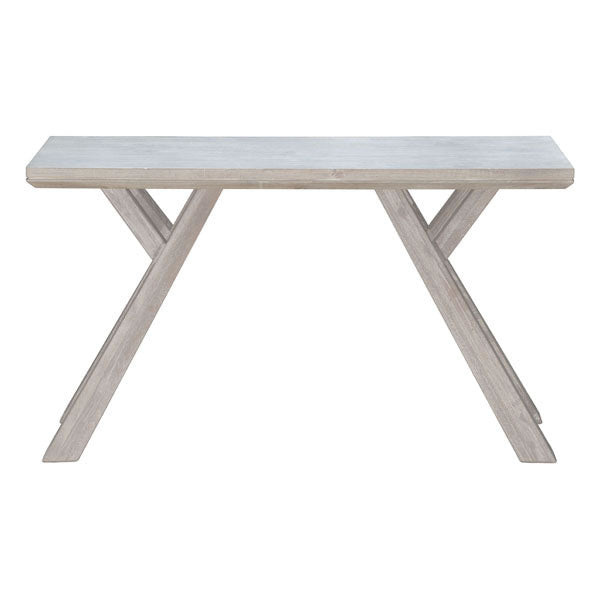 52" X 16.9" X 29.9" Solid Acacia Console Table