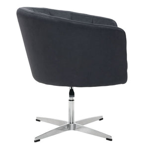 32.1" X 26" X 31.5" Black Cashmere Occasional Chair