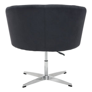 32.1" X 26" X 31.5" Black Cashmere Occasional Chair