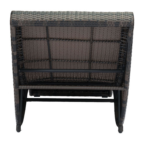 27.5" X 74" X 32" Brown Beach Chaise Lounge