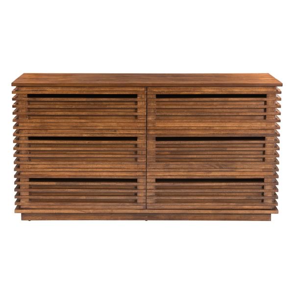 59" X 19" X 31.5" Double Rubber Dresser