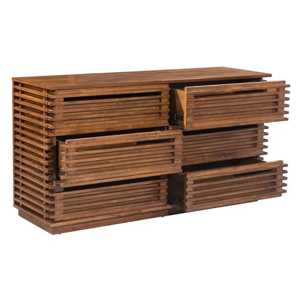 59" X 19" X 31.5" Double Rubber Dresser