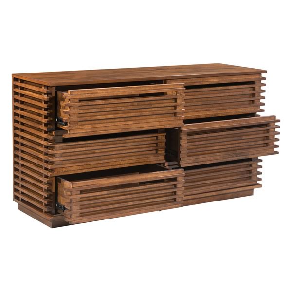 59" X 19" X 31.5" Double Rubber Dresser