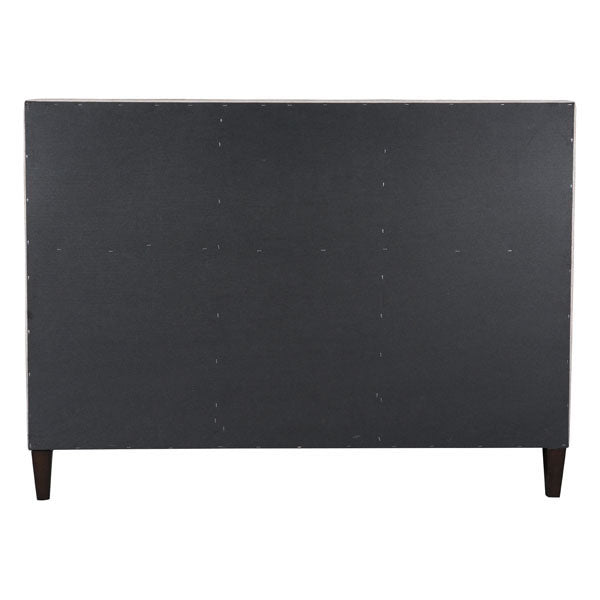 63.4" X 87" X 46.9" Renaissance Queen Dove Gray Bed