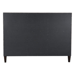 63.4" X 87" X 46.9" Renaissance Queen Dove Gray Bed