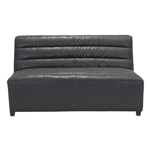 55.1" X 41.3" X 29.1" Black Functional Loveseat