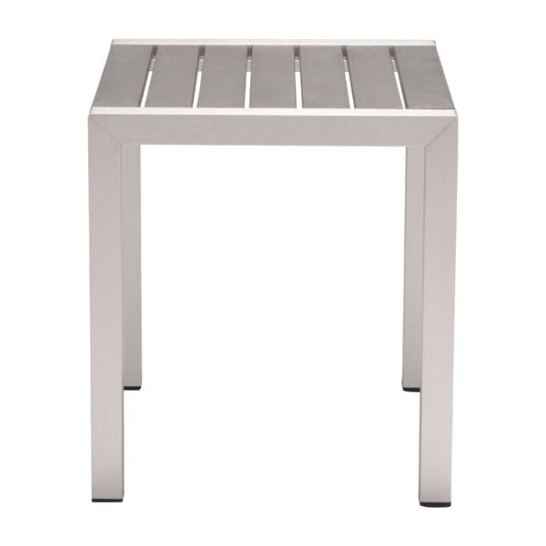 20" X 20" X 22" Gray And Beige Beach Side Table
