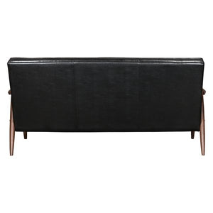 68.5" X 32.1" X 32.9" Black Rocky Sofa