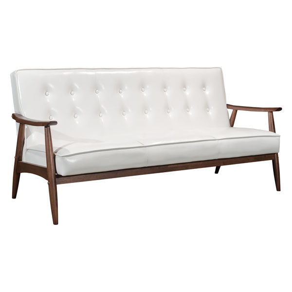 68.5" X 32.1" X 32.9" White Rocky Sofa