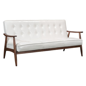 68.5" X 32.1" X 32.9" White Rocky Sofa