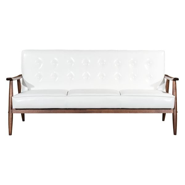 68.5" X 32.1" X 32.9" White Rocky Sofa